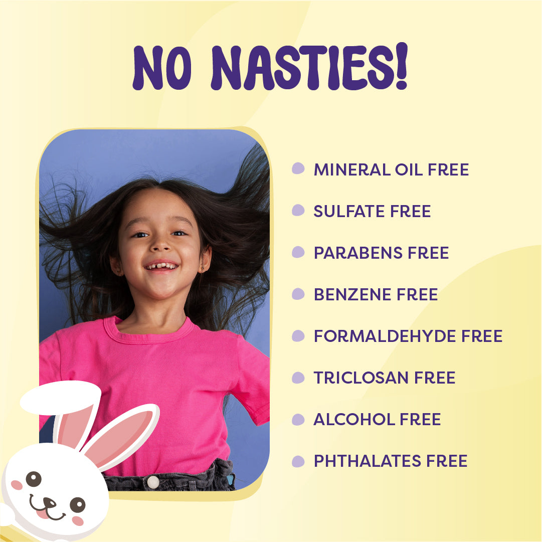 Nourishing Hair Oil with 12 herbs to promote Hair growth and hair strength to Kids.