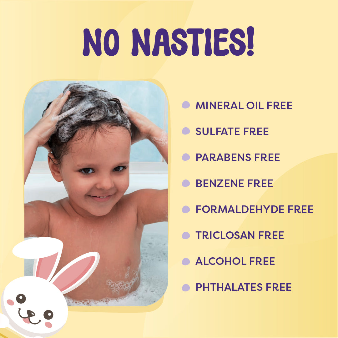 Banana Shampoo for Kids (5-12 Years) | Nourishing | Frizz-Free, Soft Hair | Soothes Itchy Scalp | Enriched with Banana Pulp & Glycerin | Paraben & Sulfate-Free | 250ml