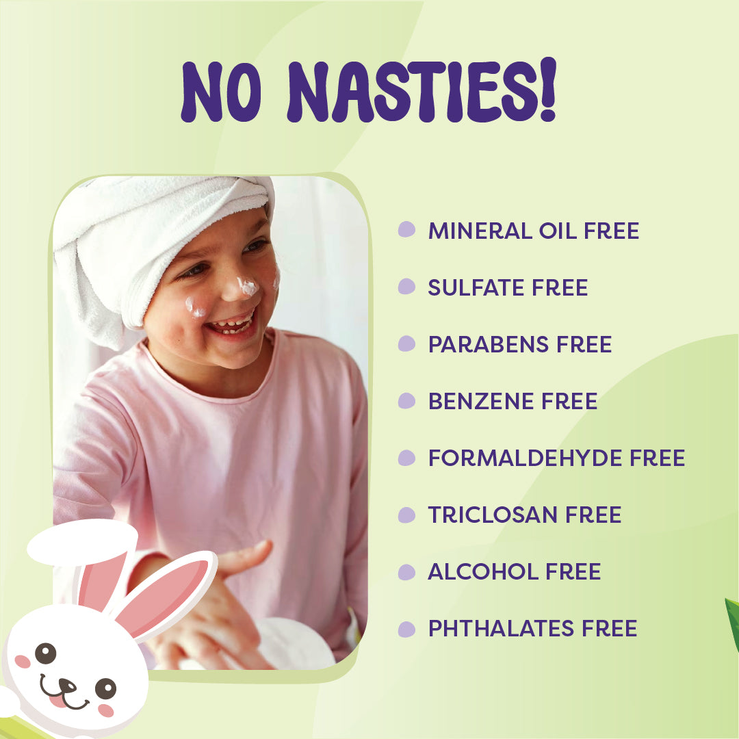 Hydrating Body Lotion for Kids (5-12 Years) | Deep Hydration & Soft, Healthy Skin | Non-Greasy, Enriched with Cocoa Butter, Aloe Vera, Shea Butter, Sunflower Extract | 200ml