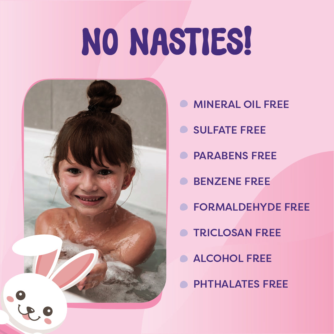 Strawberry Body Wash for Kids | Nourishing & Moisturizing | Paraben & Sulfate-Free | Prevents Acne | Strawberry Infused | Gentle Kids Body Wash (Age: 5-12) | 250ml Delight | 100% Vegan