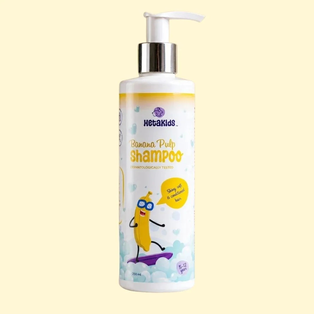Banana Pulp Shampoo Soft & Frizz-Free Hair • Kids 5–12 Years (250 ml)
