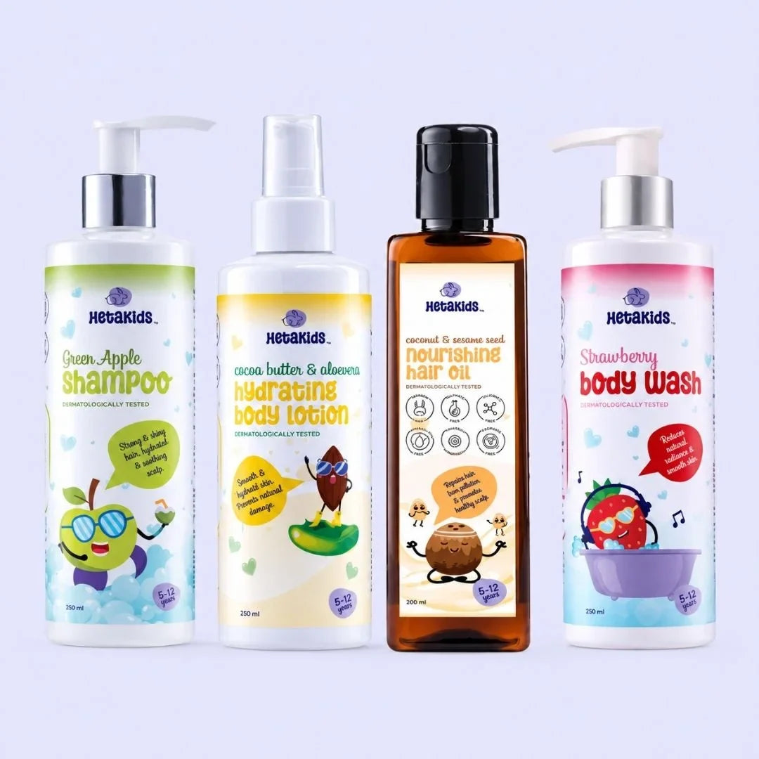 HetaKids 4-Step Daily Care Kit